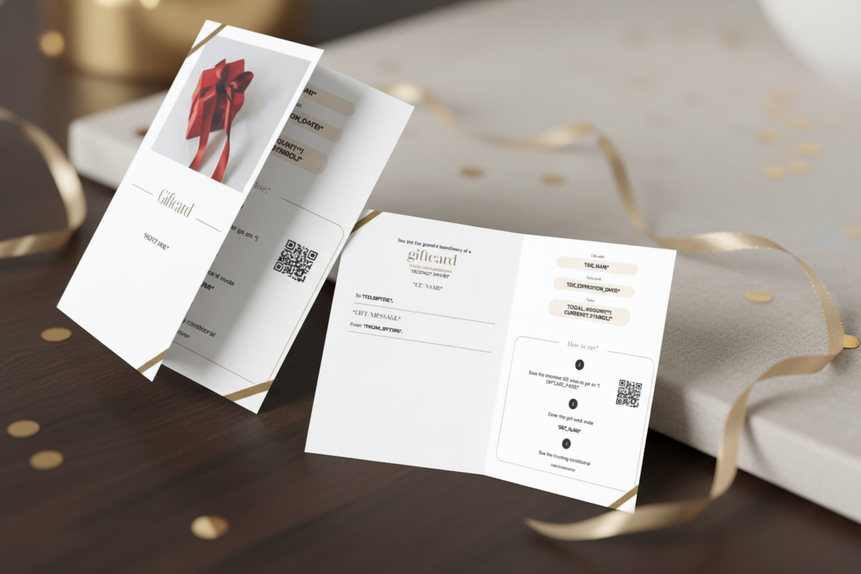 Printed Gift Card